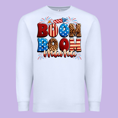 Boom Boom Mama Premium Sweatshirt Designed By Neo Western