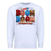 White Boom boom mama Premium Sweatshirt - Neo Western