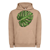 Pigment Burro Monstera Leaf Urban Hoodie - LillyAllenDesigns