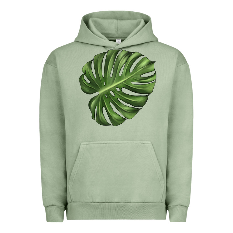 Monstera Leaf Urban Hoodie by LillyAllenDesigns | Teevron