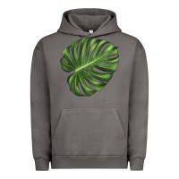 Pigment Tornado Monstera Leaf Urban Hoodie - LillyAllenDesigns