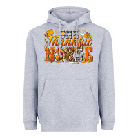 Heather Grey one thankful nurse Heavyweight Hoodie - texasbilliewilder