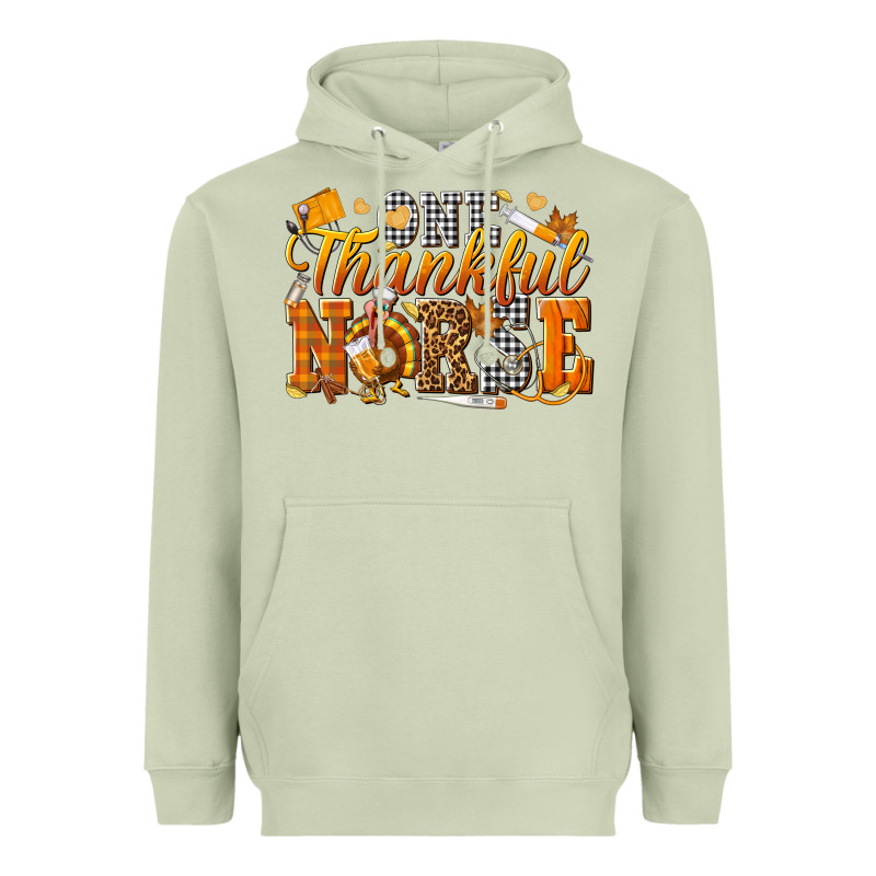 One Thankful Nurse Heavyweight Hoodie by texasbilliewilder | Teevron