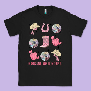 Howdy Valentine Classic Tee Designed By Maliassmallbusiness