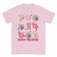 Bubblegum Pink howdy valentine Classic Tee - MaliasSmallBusiness