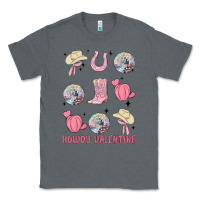 Charcoal Heather howdy valentine Classic Tee - MaliasSmallBusiness