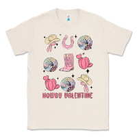 Natural howdy valentine Classic Tee - MaliasSmallBusiness
