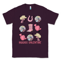 Plum howdy valentine Classic Tee - MaliasSmallBusiness