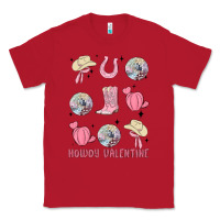 Red howdy valentine Classic Tee - MaliasSmallBusiness