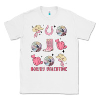 White howdy valentine Classic Tee - MaliasSmallBusiness