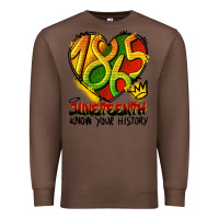 Chestnut juneteenth 1865 graffiti Premium Sweatshirt - HRA Design Shop