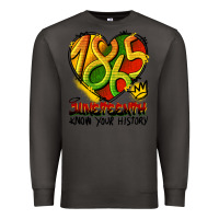 Smoke juneteenth 1865 graffiti Premium Sweatshirt - HRA Design Shop
