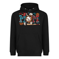 Black mom baseball Heavyweight Hoodie - Zillion Design Studio