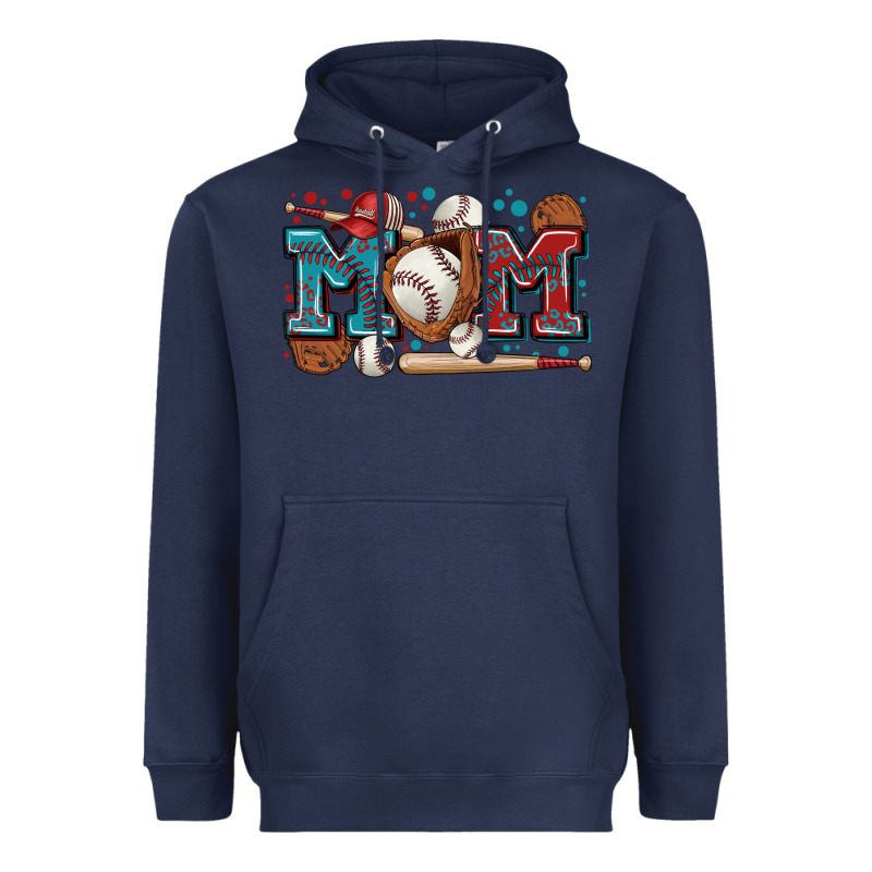 Mom Baseball Heavyweight Hoodie by Zillion Design Studio | Teevron