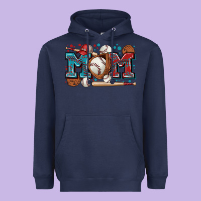 Mom Baseball Heavyweight Hoodie Designed By Zillion Design Studio