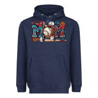 Navy mom baseball Heavyweight Hoodie - Zillion Design Studio