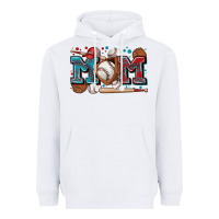 White mom baseball Heavyweight Hoodie - Zillion Design Studio