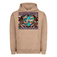 Pigment Burro western nurse stethoscope pink leopard Urban Hoodie - BarkalooDesign