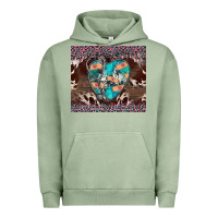 Pigment Oil Green western nurse stethoscope pink leopard Urban Hoodie - BarkalooDesign