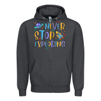 Smoke never stop exploring Zipper Hoodie - MaliasSmallBusiness