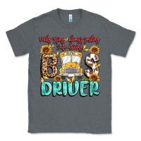 Charcoal Heather early rising always smiling safe driving bus drive Classic Tee - MaliasSmallBusiness