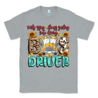 Heather Grey early rising always smiling safe driving bus drive Classic Tee - MaliasSmallBusiness