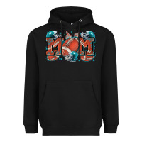 Black mom american football Heavyweight Hoodie - Zillion Design Studio