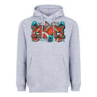Heather Grey mom american football Heavyweight Hoodie - Zillion Design Studio