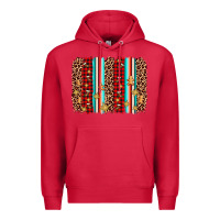 Cardinal christmas socks cookie leopard brushstroke Premium Hoodie - AdoDesignShop