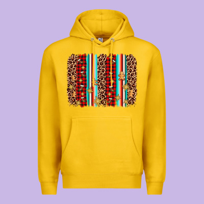 Christmas Socks Cookie Leopard Brushstroke Premium Hoodie Designed By Adodesignshop