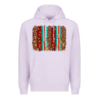 Lilac christmas socks cookie leopard brushstroke Premium Hoodie - AdoDesignShop