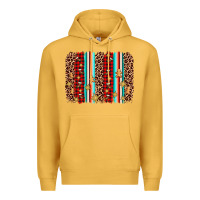Mustard christmas socks cookie leopard brushstroke Premium Hoodie - AdoDesignShop