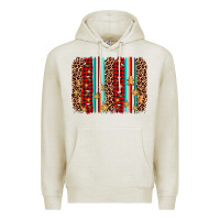 Oatmeal Heather christmas socks cookie leopard brushstroke Premium Hoodie - AdoDesignShop