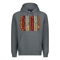 Rock christmas socks cookie leopard brushstroke Premium Hoodie - AdoDesignShop