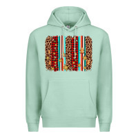 Seafoam christmas socks cookie leopard brushstroke Premium Hoodie - AdoDesignShop