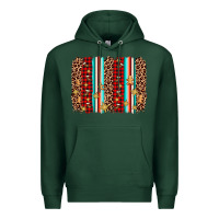 Sports Green christmas socks cookie leopard brushstroke Premium Hoodie - AdoDesignShop