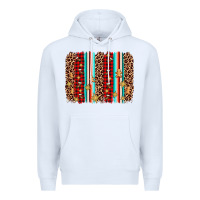 White christmas socks cookie leopard brushstroke Premium Hoodie - AdoDesignShop