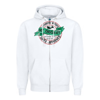 White reindeer brewed santa approved Zipper Hoodie - MaliasSmallBusiness
