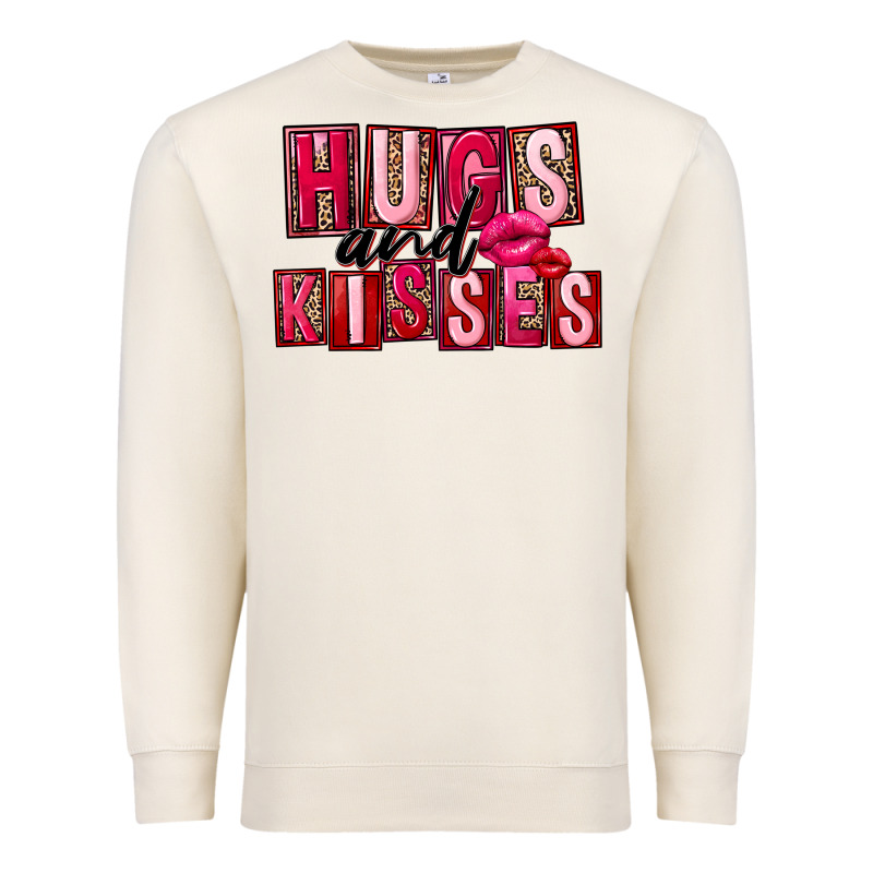 Hugs And Kisses Premium Sweatshirt by FaDigitalArtStudio | Teevron