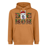 Meerkat christmas  white shepherd dog mom Heavyweight Hoodie - RanaPortraitStore