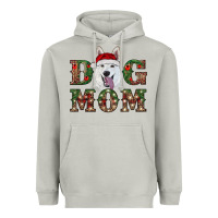 Moon Dust christmas  white shepherd dog mom Heavyweight Hoodie - RanaPortraitStore