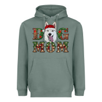 Sage christmas  white shepherd dog mom Heavyweight Hoodie - RanaPortraitStore