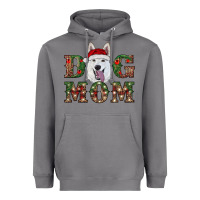 Storm christmas  white shepherd dog mom Heavyweight Hoodie - RanaPortraitStore