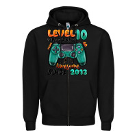 Black level 10 unlocked awesome since 2013 Zipper Hoodie - MaliasSmallBusiness