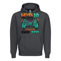 Smoke level 10 unlocked awesome since 2013 Zipper Hoodie - MaliasSmallBusiness