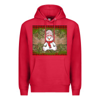 Cardinal Christmas snowman Premium Hoodie - AdoDesignShop
