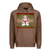 Chestnut Christmas snowman Premium Hoodie - AdoDesignShop
