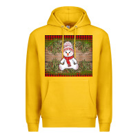Lemon Christmas snowman Premium Hoodie - AdoDesignShop