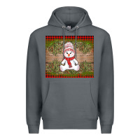 Rock Christmas snowman Premium Hoodie - AdoDesignShop