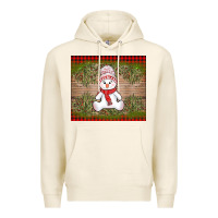 Tofu Christmas snowman Premium Hoodie - AdoDesignShop